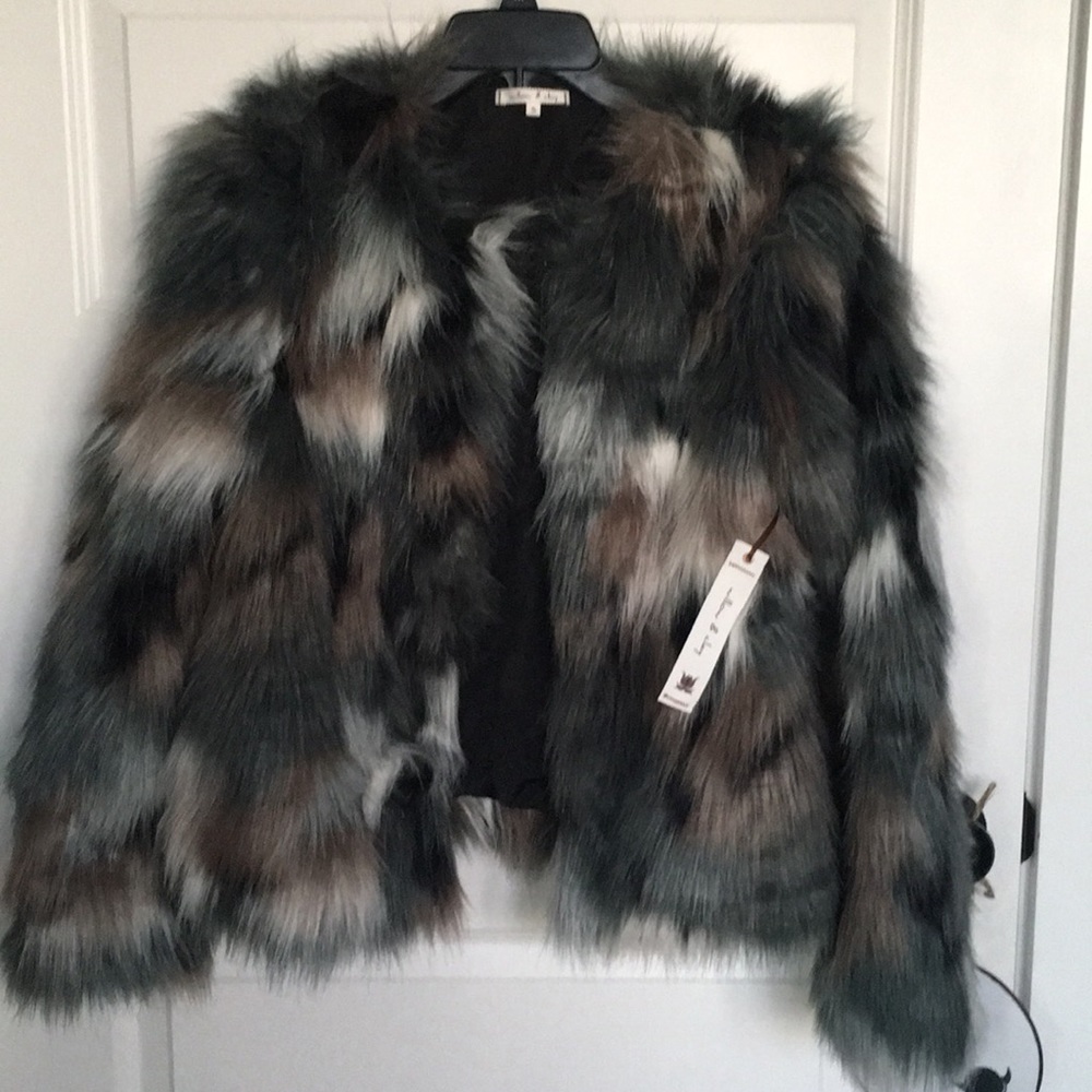 Vegan fur coat